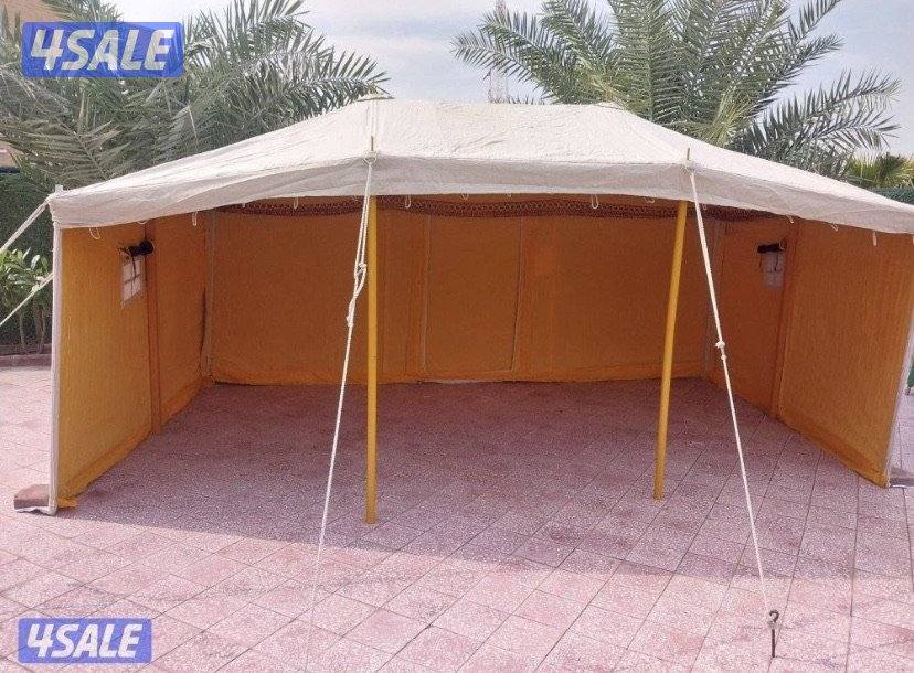 للبيع خيام جديد باكستاني ٣طبقات خام درجه اول ٢٤ ملي2