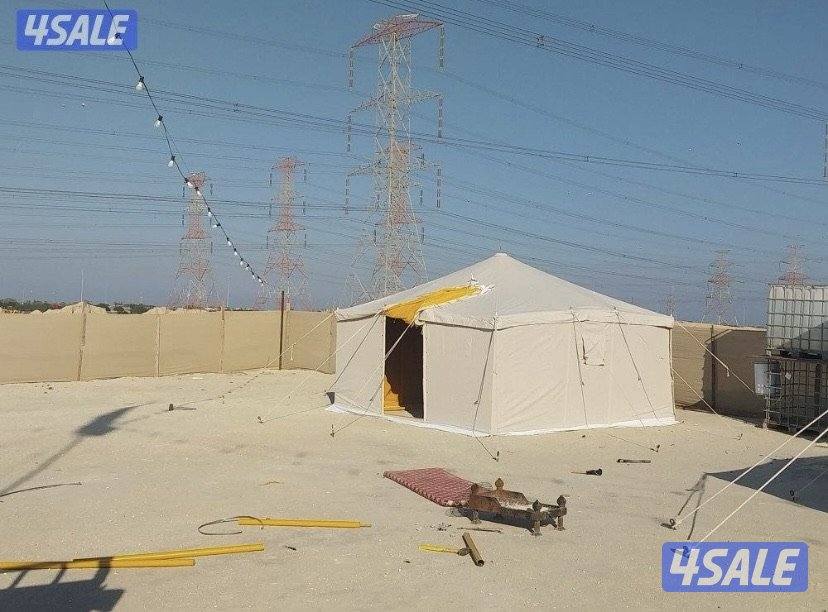 للبيع خيام جديد باكستاني ٣طبقات خام درجه اول ٢٤ ملي3