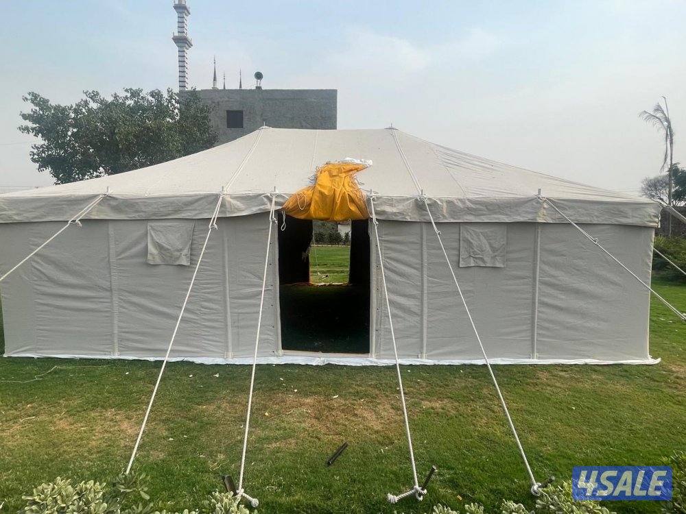 للبيع خيام جديد باكستاني ٣طبقات خام درجه اول ٢٤ ملي4