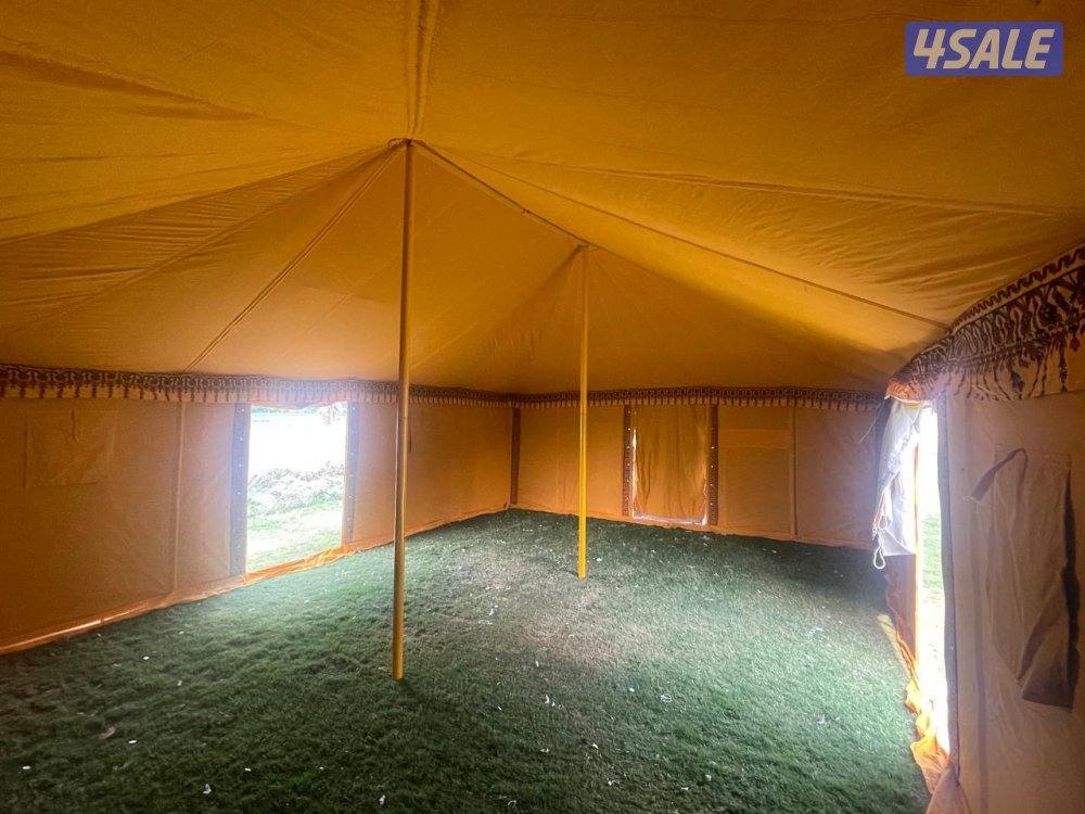 للبيع خيام جديد باكستاني ٣طبقات خام درجه اول ٢٤ ملي6
