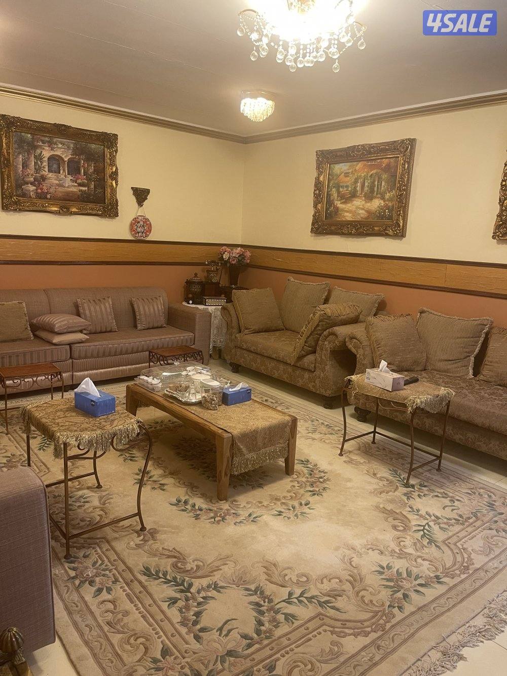 بيت للبدل ، الوفرة السكنية ، قطعة 1 ، مساحة 400 م٢ ، دورين مقابل ساحة2