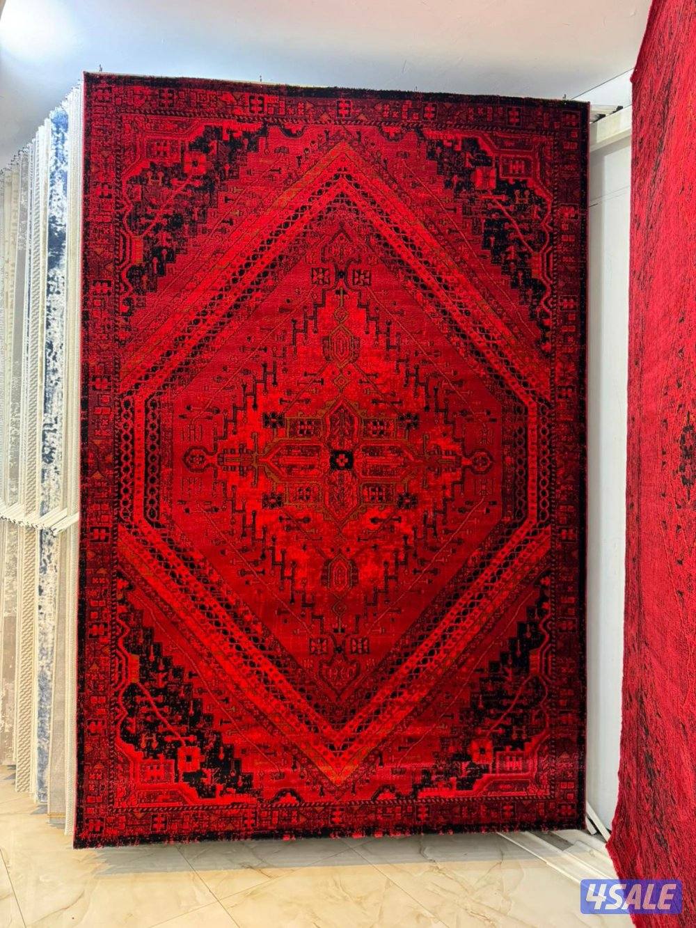 يوجد لدينا جميع انواع السجاد الساده والمشجر باركيه بلاستك قطع جاهزا3