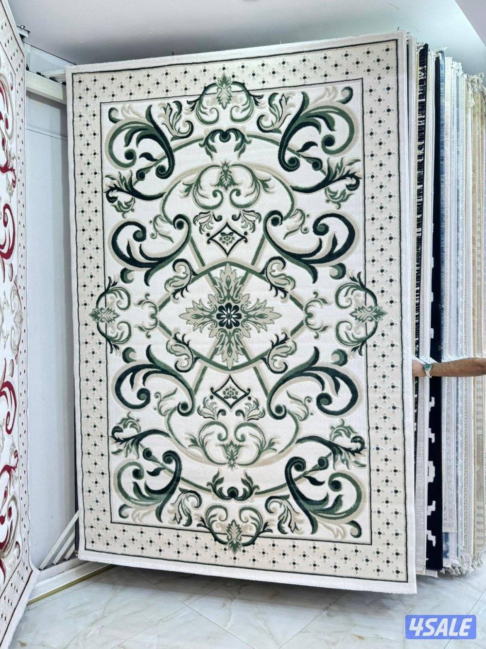 يوجد لدينا جميع انواع السجاد الساده والمشجر باركيه بلاستك قطع جاهزا7