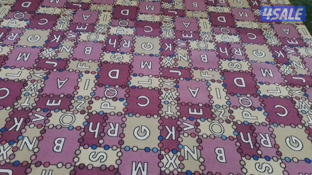 يوجد لدينا جميع انواع السجاد الساده والمشجر باركيه بلاستك قطع جاهزا12