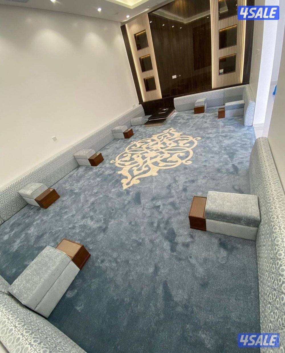 سجاد قص وتنجيد وستاير وباركيه وتركيب درج.  سجاد حفر جميع النقشات4