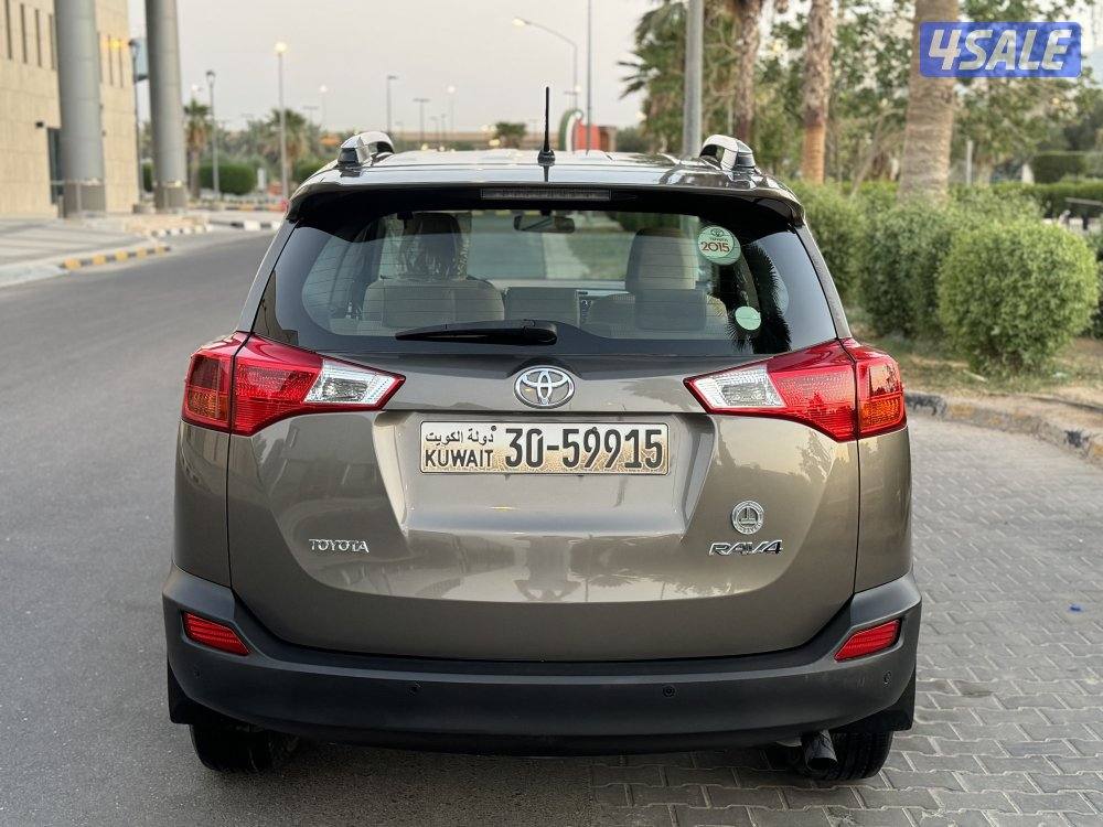 تويوتا راف فور موديل 2015 بحاله الوكاله شرط الفحص4