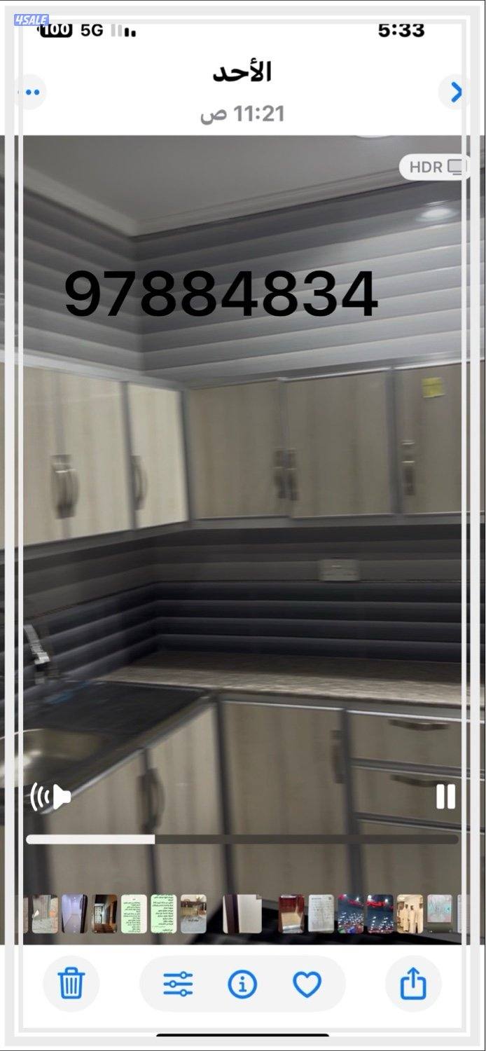 شقه سلام 3 غ 1 ماستر 2 غرفه بينهم حمام غ شغال مصعد سنترال موقف مضلل2