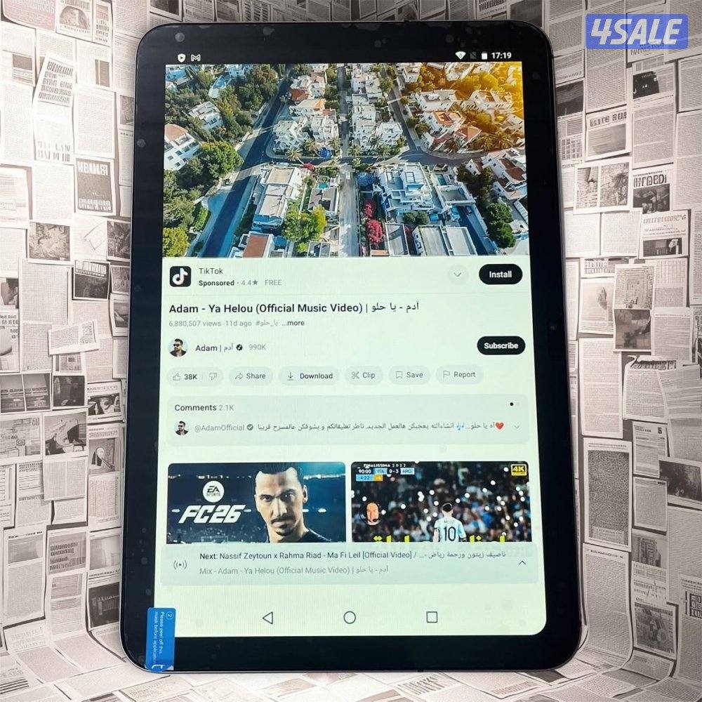 جديد ايباد اندرويد Pro اللون الوردي متوفر6