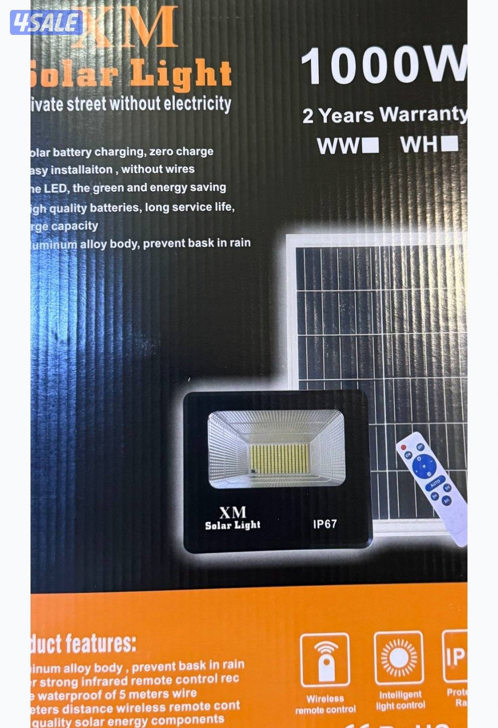 كشافات طاقة الشمسية 7.5 ويتوفر جميع الكشافات و النيونات2