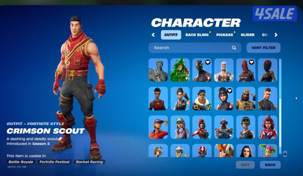 حساب فورت نايت1