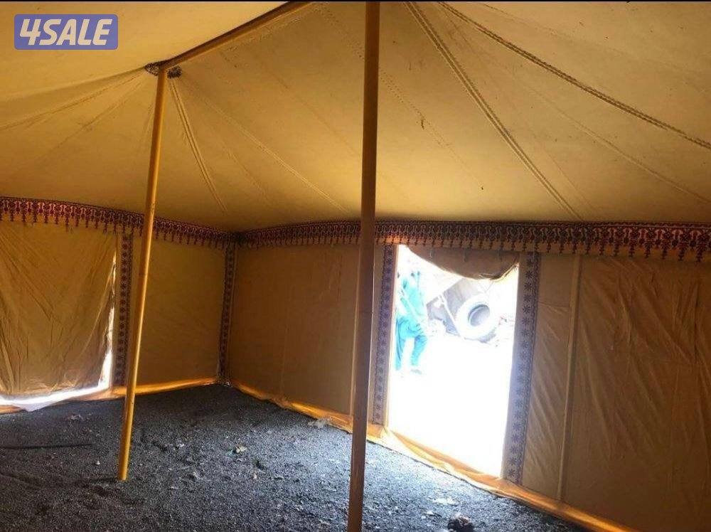 للبيع خيام جديد باكستاني ٣طبقات خام درجه اول ٢٤ ملي3