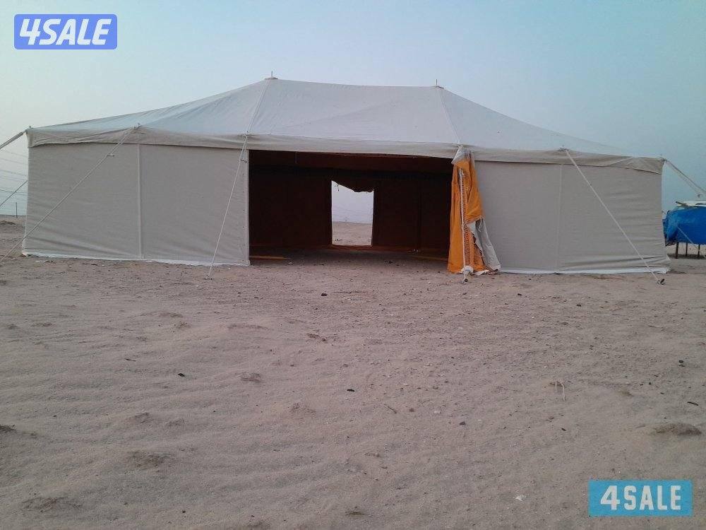 للبيع خيام جديد باكستاني ٣طبقات خام درجه اول ٢٤ ملي2