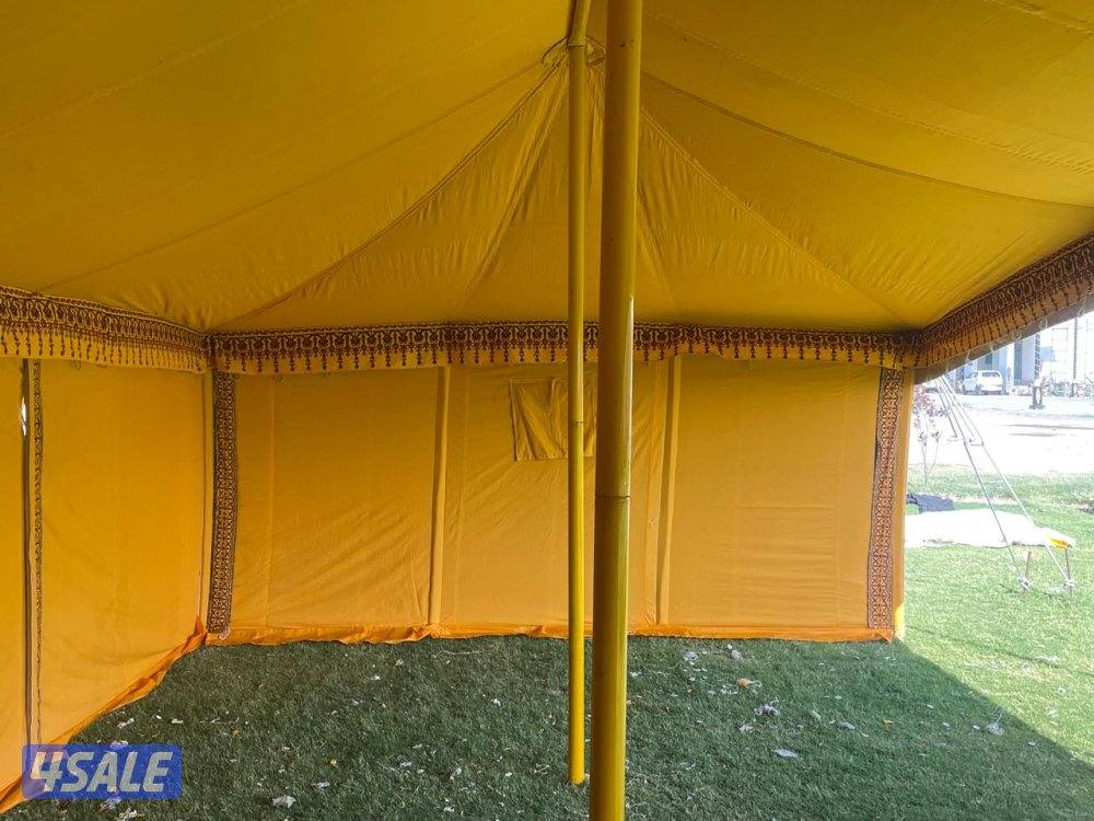 للبيع خيام جديد باكستاني ٣طبقات خام درجه اول ٢٤ ملي5