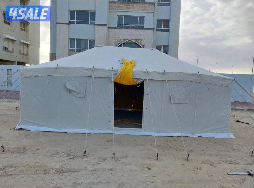 للبيع خيام جديد باكستاني ٣طبقات خام درجه اول ٢٤ ملي6