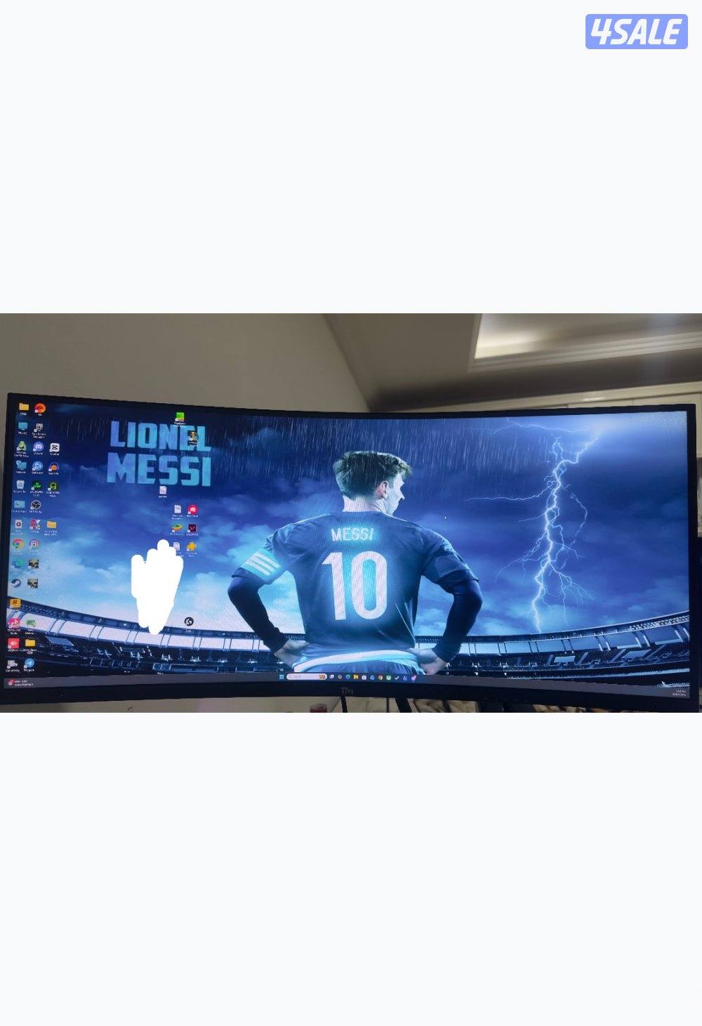 ️ للبيع كمبيوتر قيمنق جاهز مع شاشة ألترا وايد 🎮🔥3