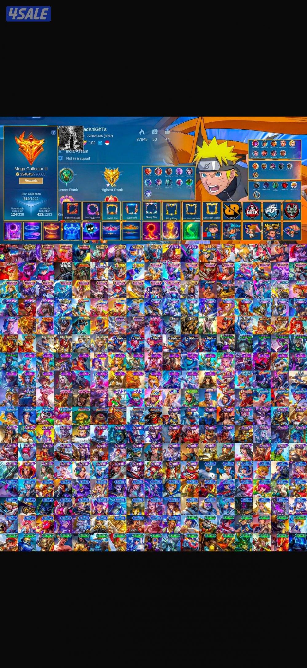 حساب موبايل ليجند قوي0