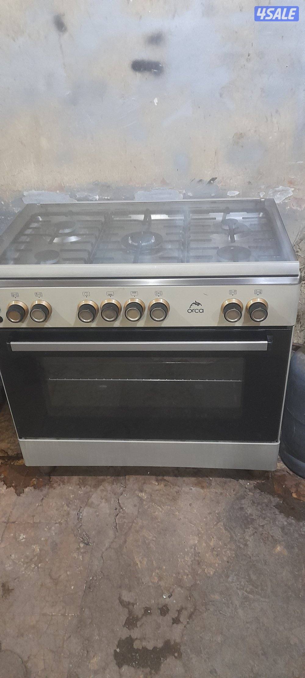 للبيع طباخ لجرمن ايطالي بحاله ممتازه مع توصيل الكفالي مقاس 90 60 اشعال4