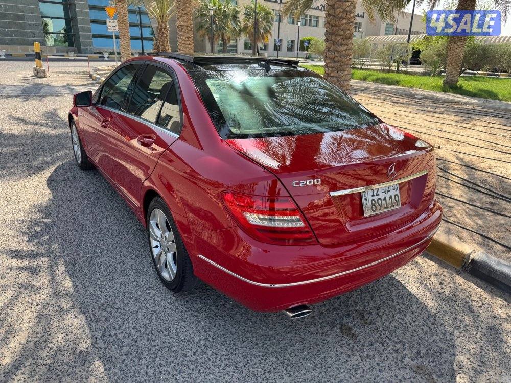 مرسيدس C200 مديل 2014 كامل المواصفات نظيف جدا شرط الفحص3