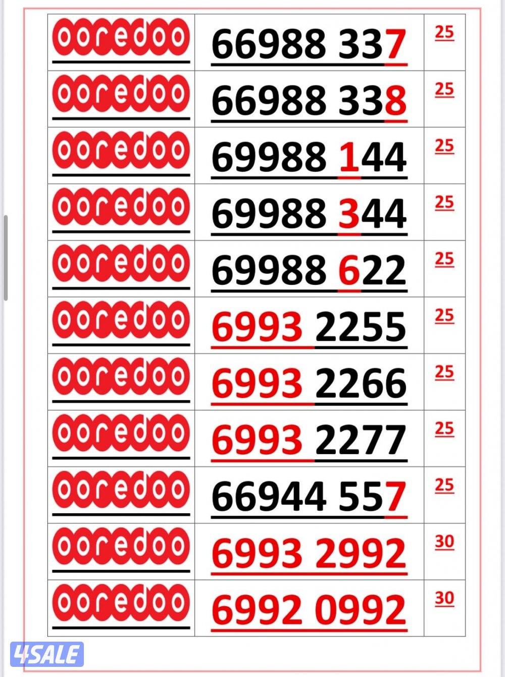 اكسترا للاتصالات ارقام مميزة12