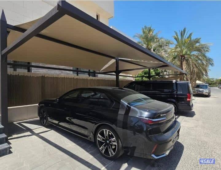 تصميم وتنفيذ مظلات (PVC / WPC / بولي كربونيت / سندوتش بنل8