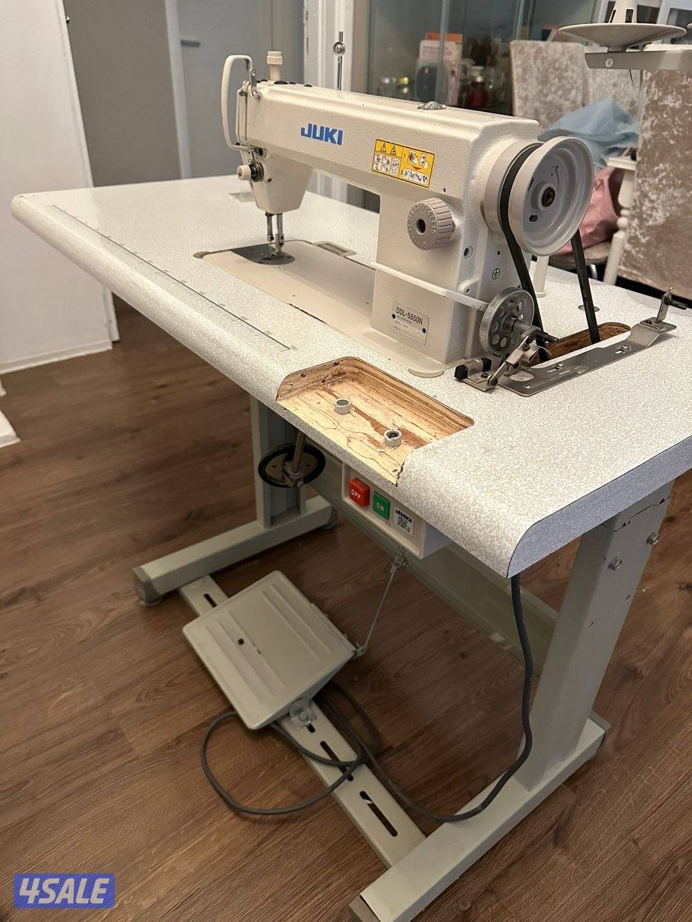 مكينة خياطة juki مع مكينة تنظييف0