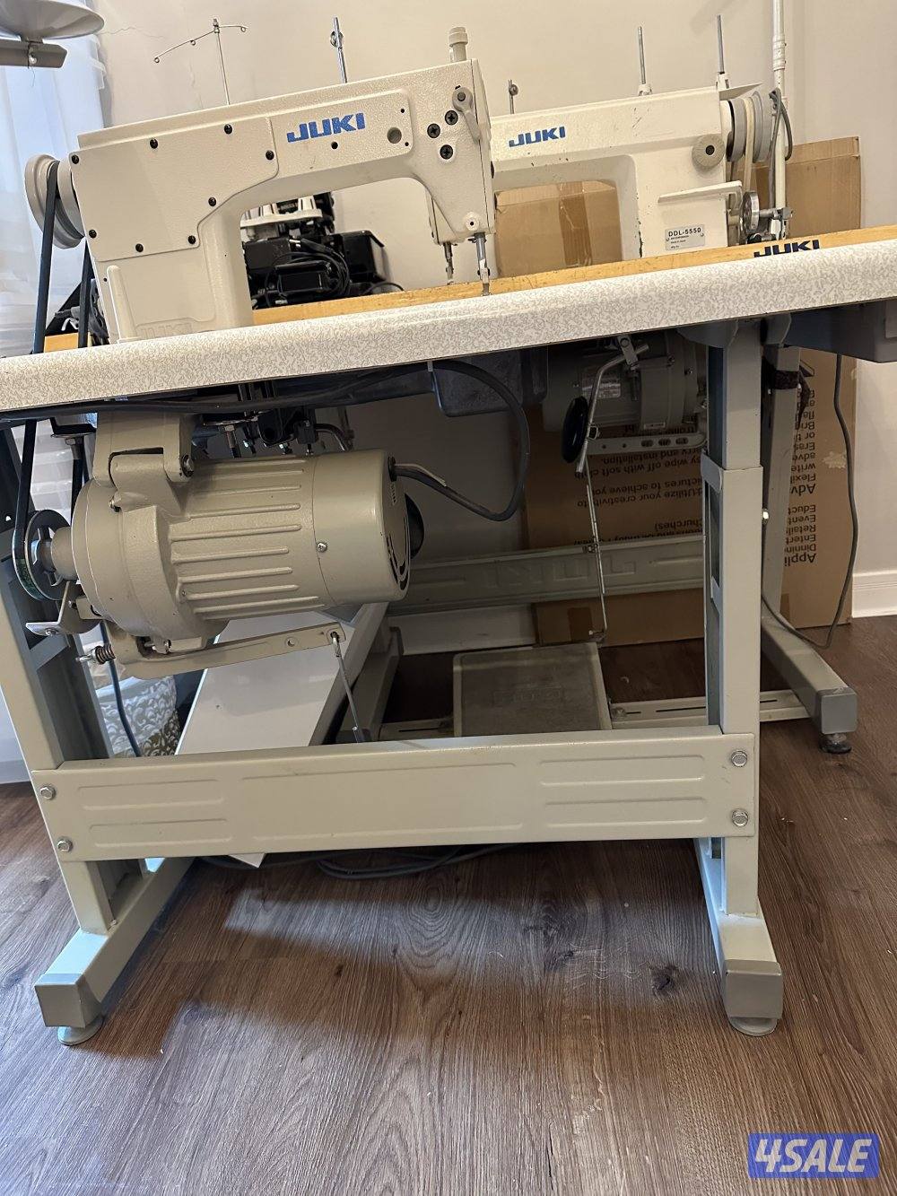 مكينة خياطة juki مع مكينة تنظييف1