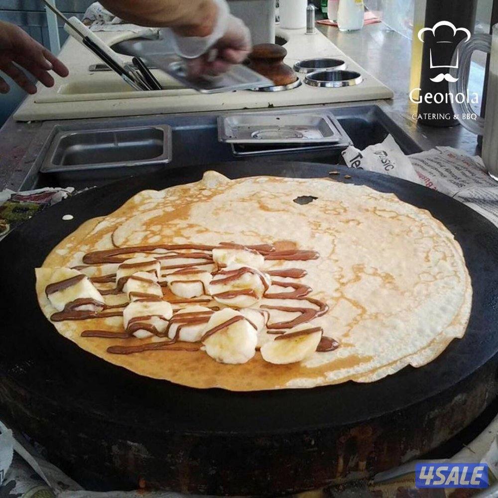 حفلات مشويات شاورما لحم او دجاج كريب كنافه  صاج1