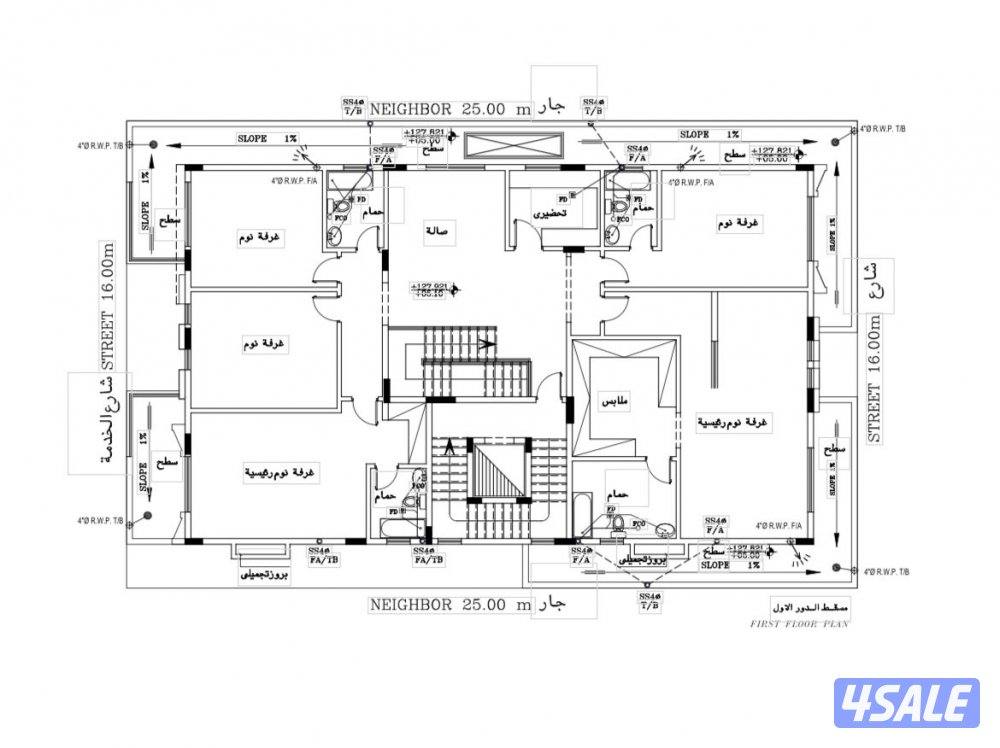 دوبلكس للايجار أرضي + اول ٦ غرف ٤ منهم ماستر مع دوانية وغرفة غسيل5