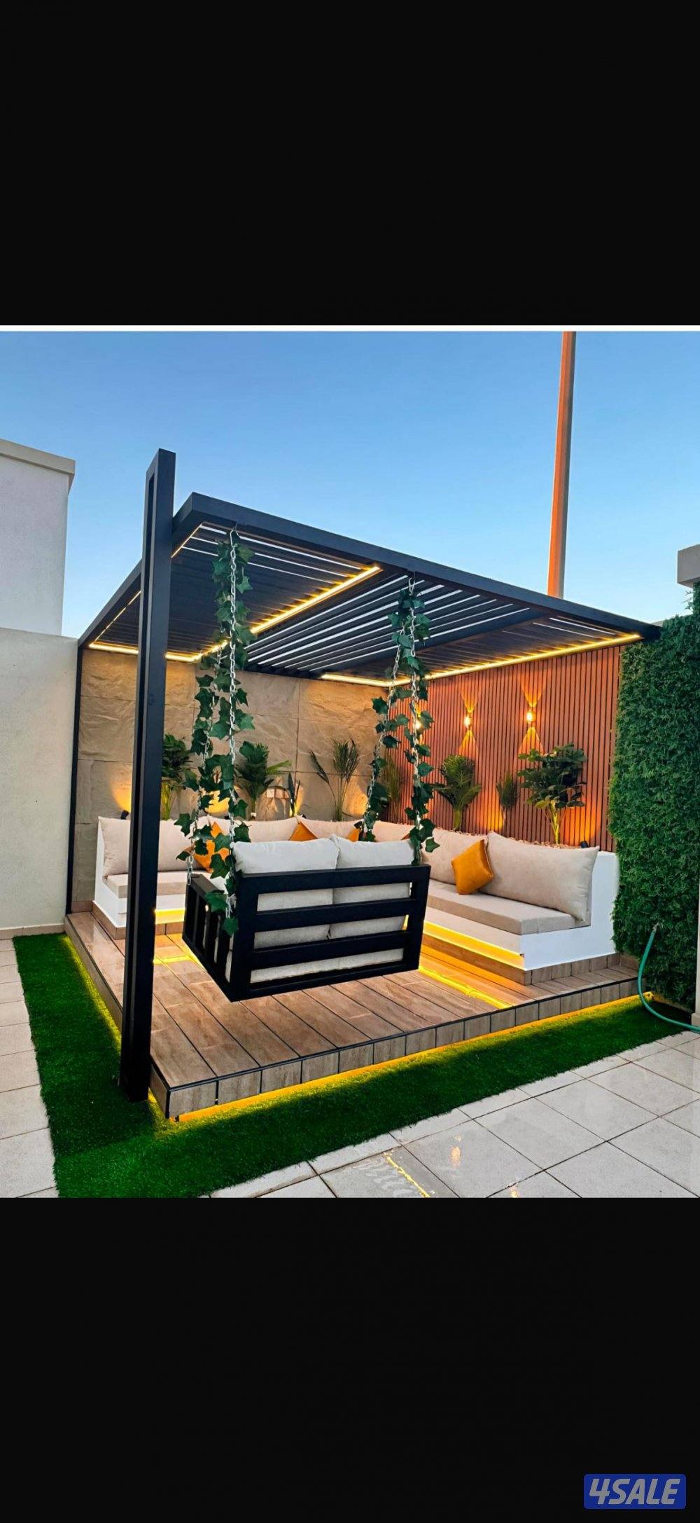 ابواحمد  تنسيق حدائق والسياج التركي4