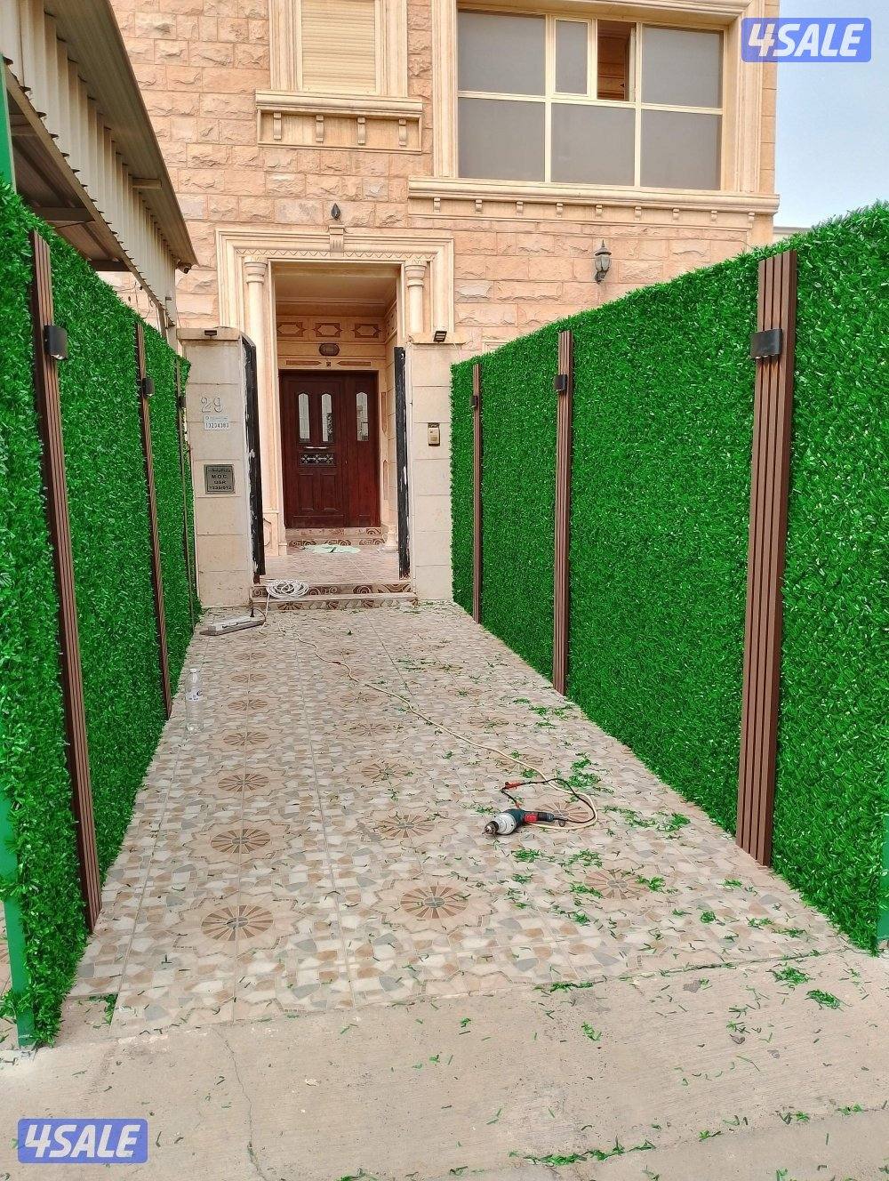 ابواحمد  تنسيق حدائق والسياج التركي9