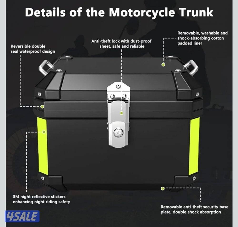 🔥 صندوق سيكل شنطة بوكس، جديد بالكرتون، أسود3