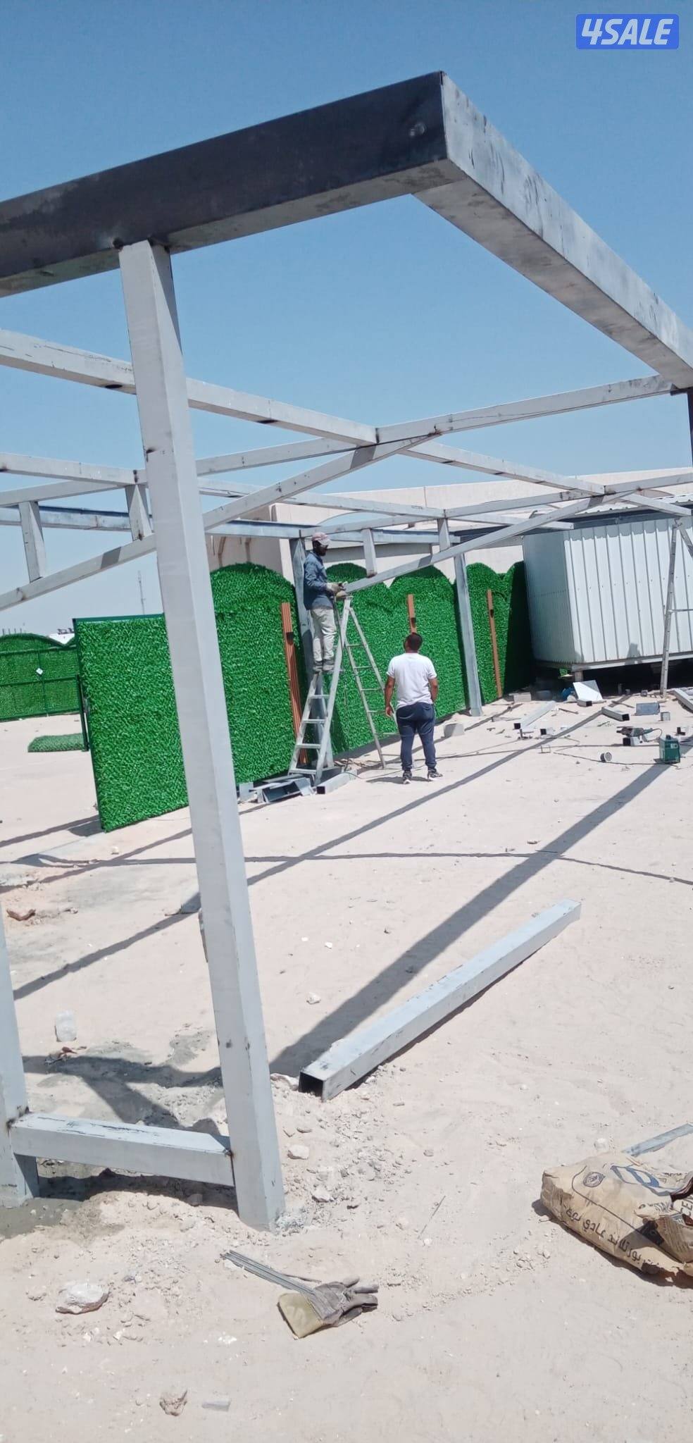 حداد لعمل جميع المظلات والسور التركي بسعر الجمله11