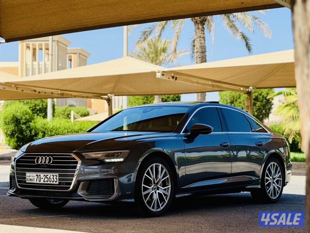 اودي A6  اس لاين الفل موديل 2023 عداد ٥٦ الف كامل المواصفات الغانم1
