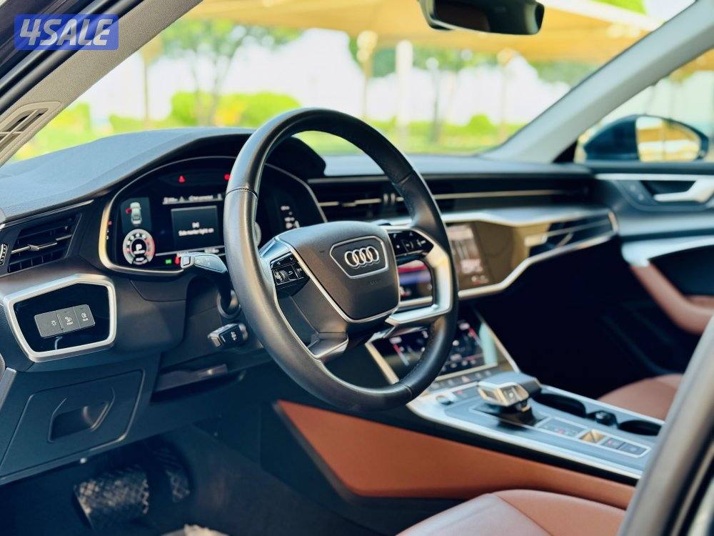 اودي A6  اس لاين الفل موديل 2023 عداد ٥٦ الف كامل المواصفات الغانم2