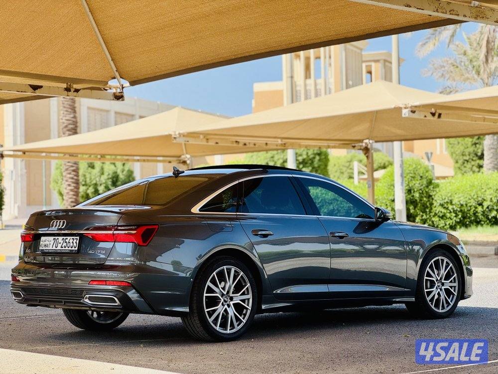 اودي A6  اس لاين الفل موديل 2023 عداد ٥٦ الف كامل المواصفات الغانم0