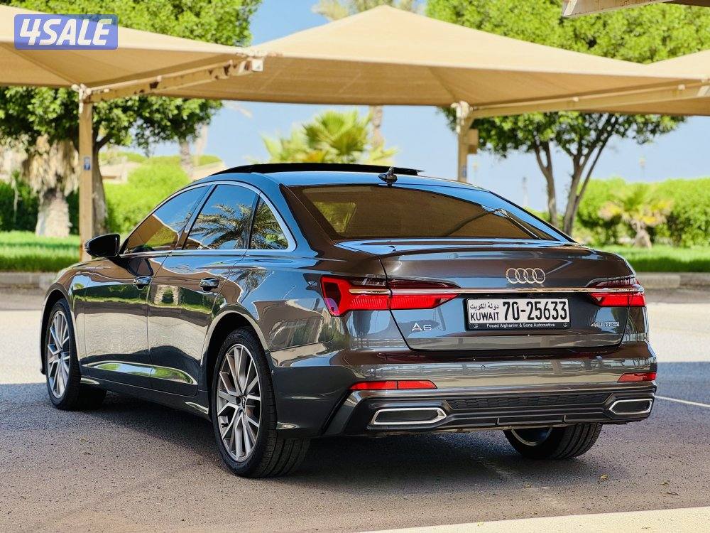 اودي A6  اس لاين الفل موديل 2023 عداد ٥٦ الف كامل المواصفات الغانم5