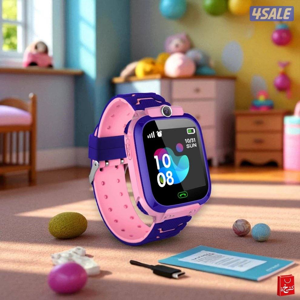 ساعة تتبع GPS ذكية للأطفال مزودة بمكالمة0