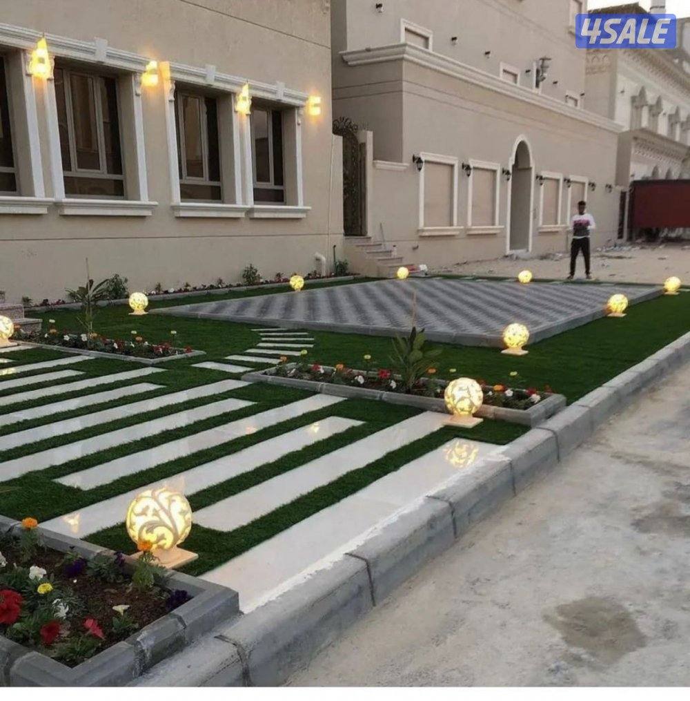 معلم فني لتركيب وتوريد البلاط المتداخل والكربستون وتنسيق الحداق شامله11