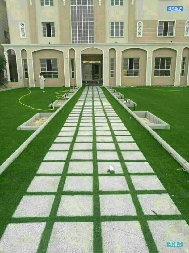 معلم فني لتركيب وتوريد البلاط المتداخل والكربستون وتنسيق الحداق شامله10