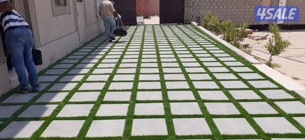 معلم فني لتركيب وتوريد البلاط المتداخل والكربستون وتنسيق الحداق شامله12