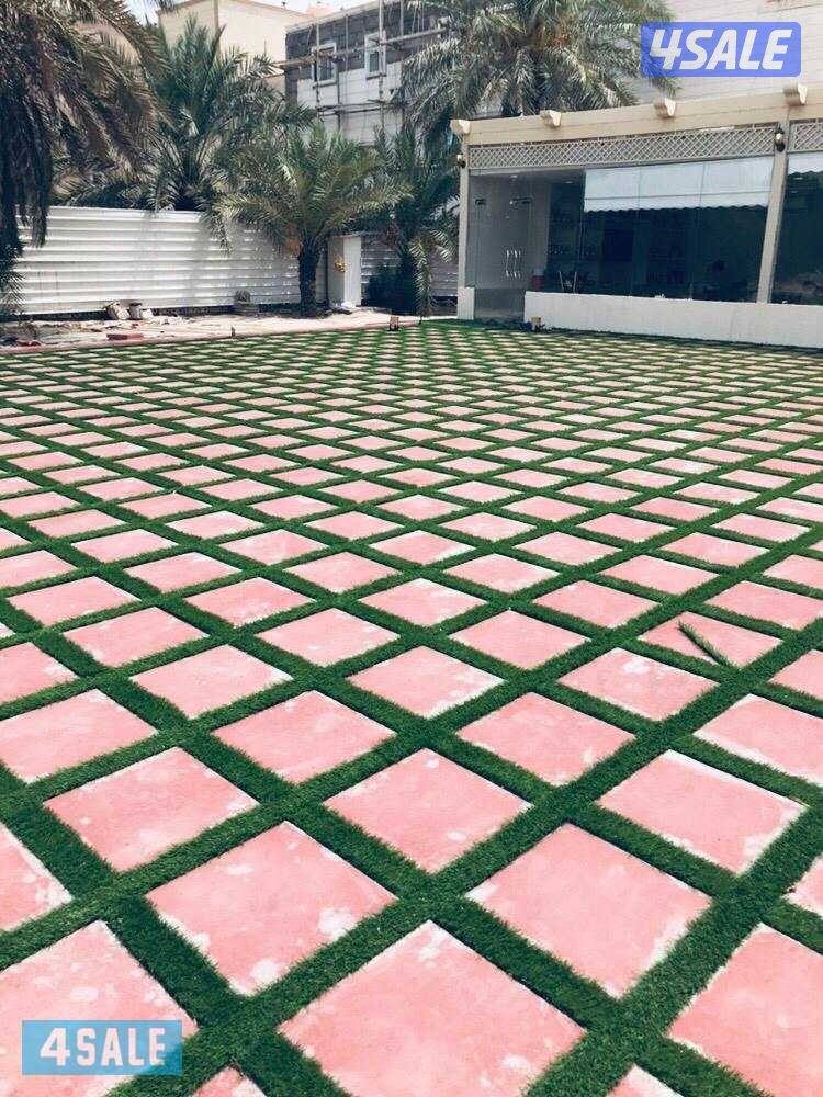 معلم فني لتركيب وتوريد البلاط المتداخل والكربستون وتنسيق الحداق شامله13