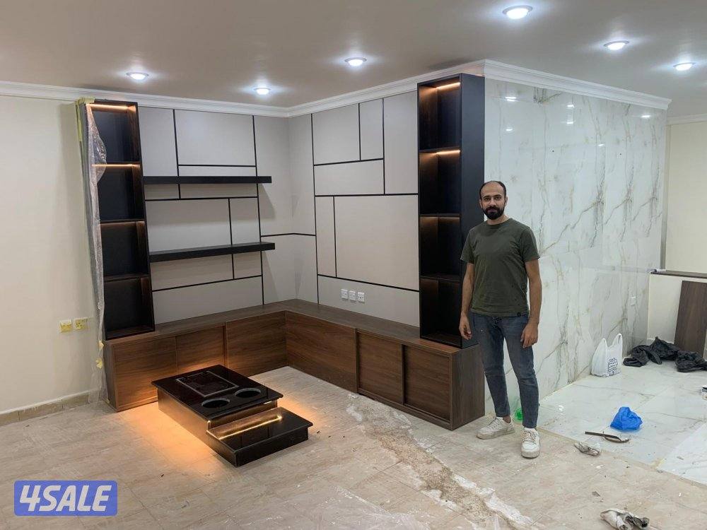 ابوخالد لعمل جميع انواع الديكورات الخشبية والاصباغ8