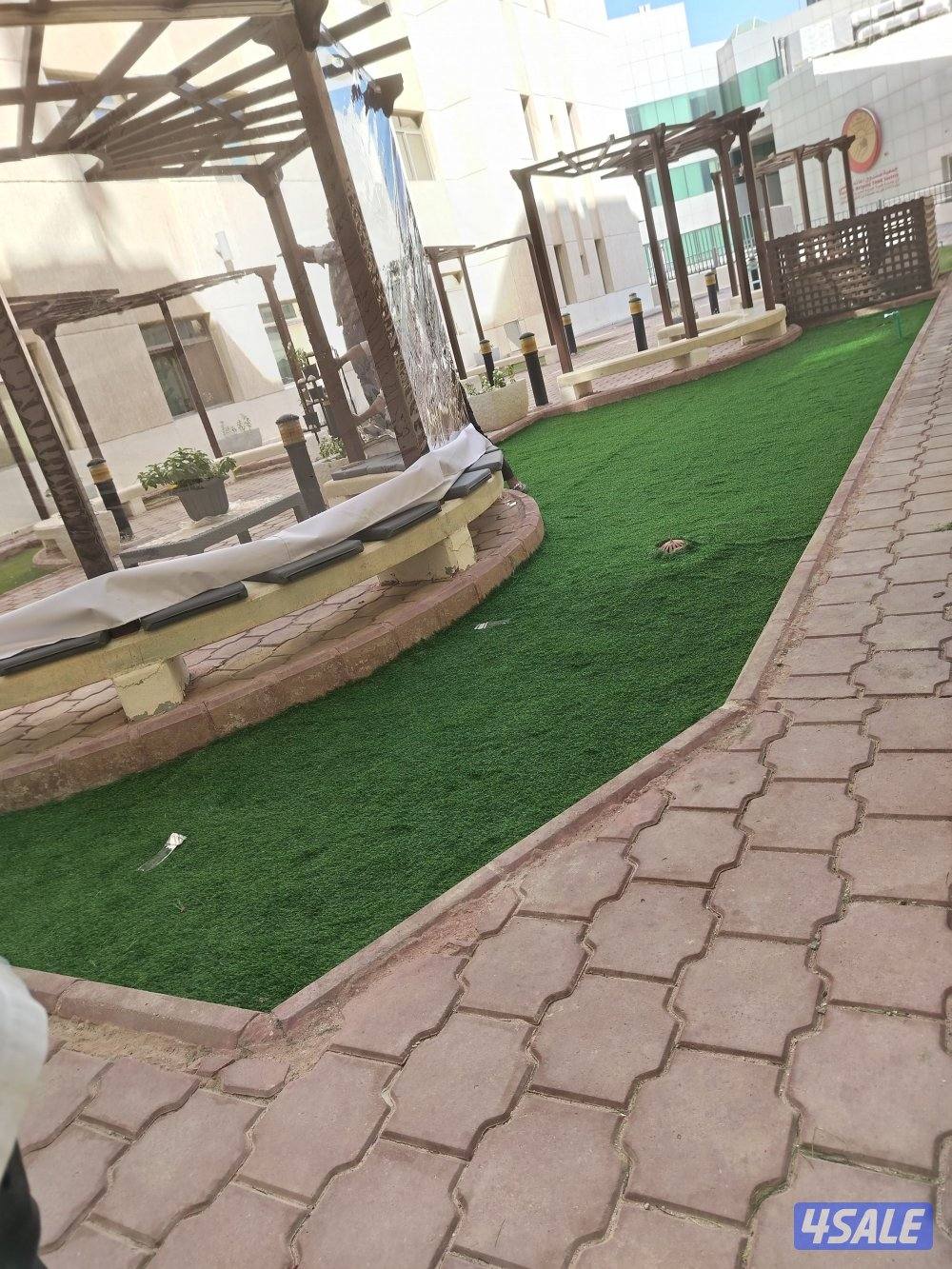 تنسيق حداىق وتركيب ثيل صناعي وتركيب سياج تركي2