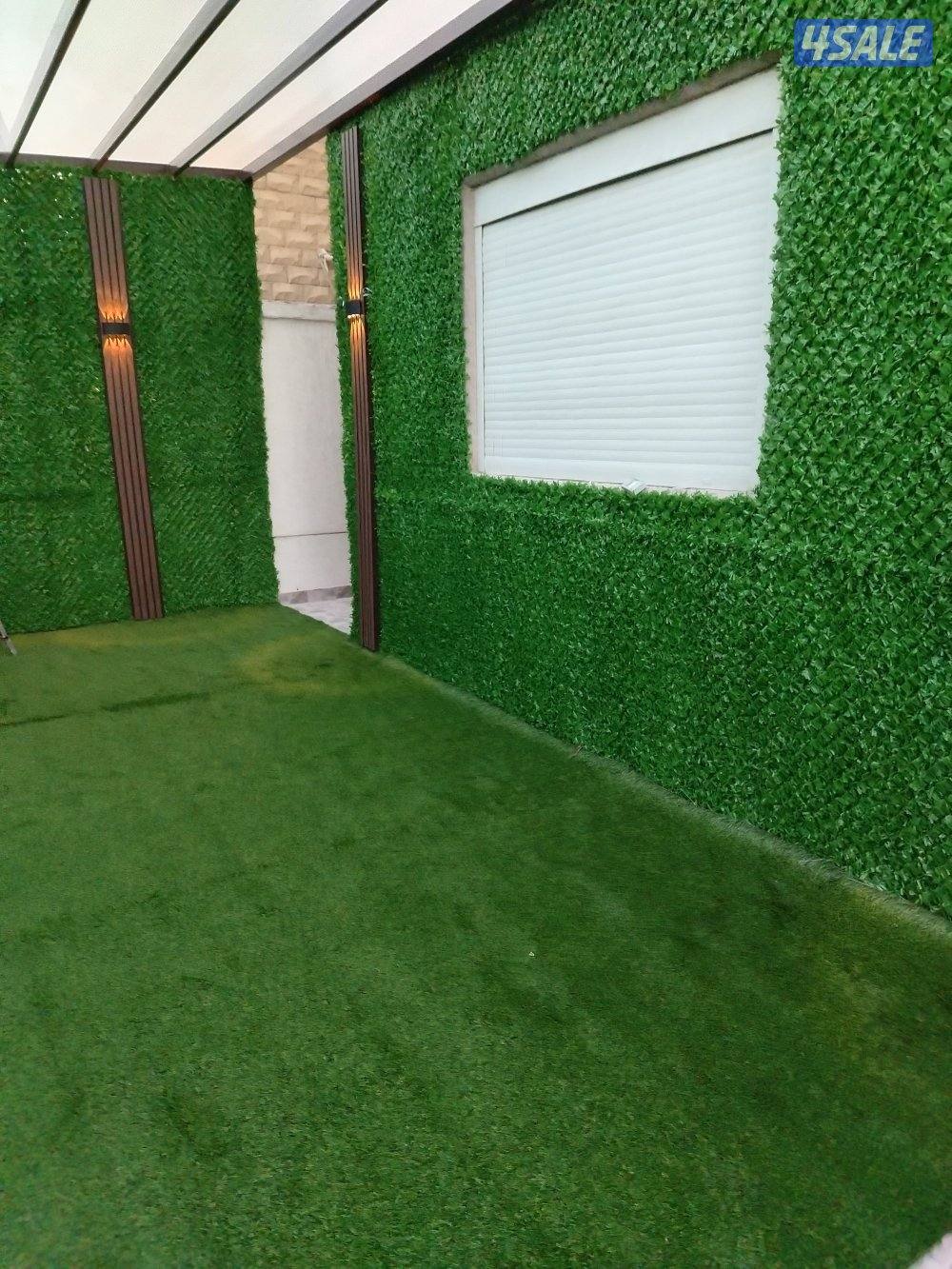 تنسيق حداىق وتركيب ثيل صناعي وتركيب سياج تركي12