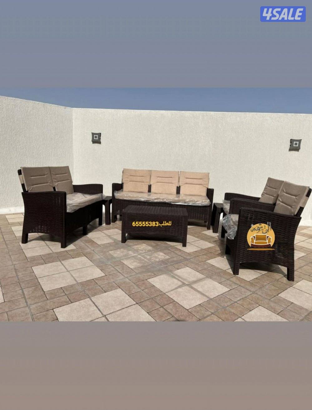 📌جلسات خارجيه للحدائق بلاستيك عالي الجوده7