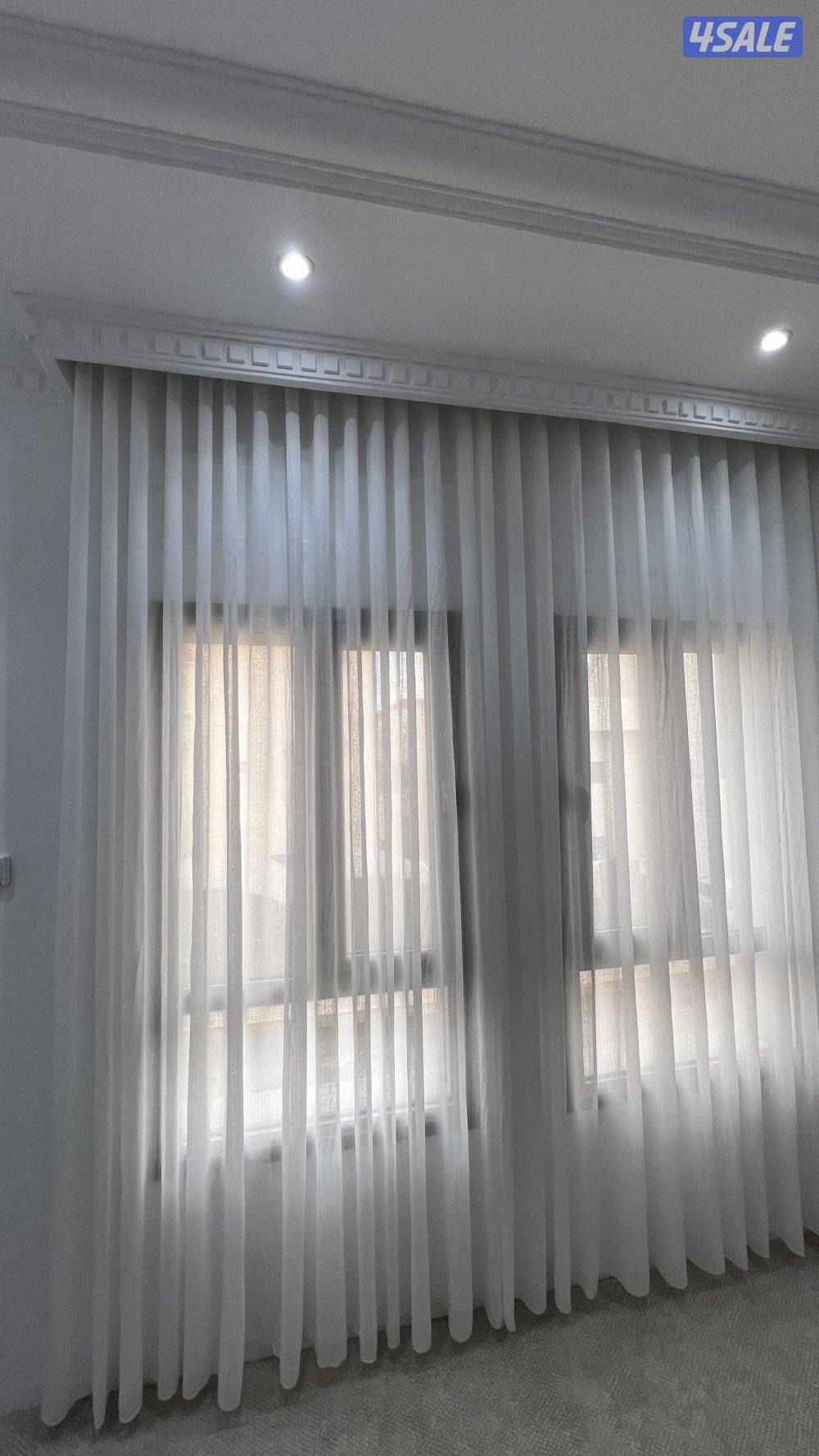 تفصيل وتركيب ستاير رول عازل للشمس وستاير خام لنن ويفي8