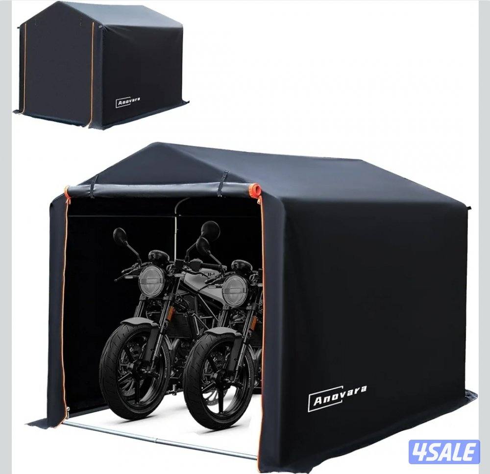 خيمة لتخزين السيكل، توفر حماية من الغبار والقطط وأشعة الشمس اللاهبة0