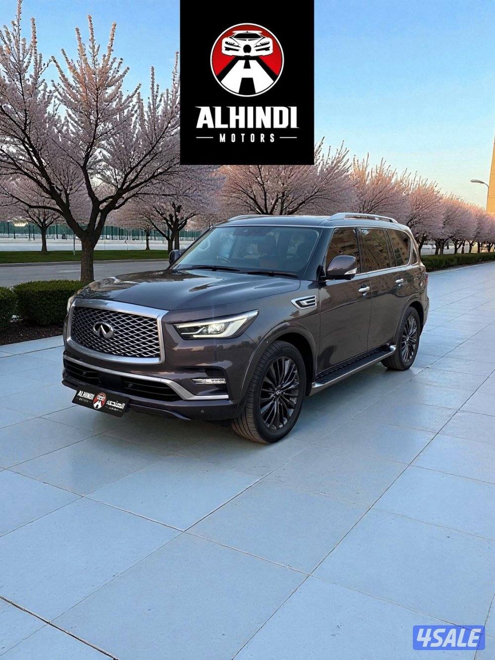 📍انفينيتي QX80 -م2022 - عداد 42 الف- البابطين - صبغ وكالة📍0