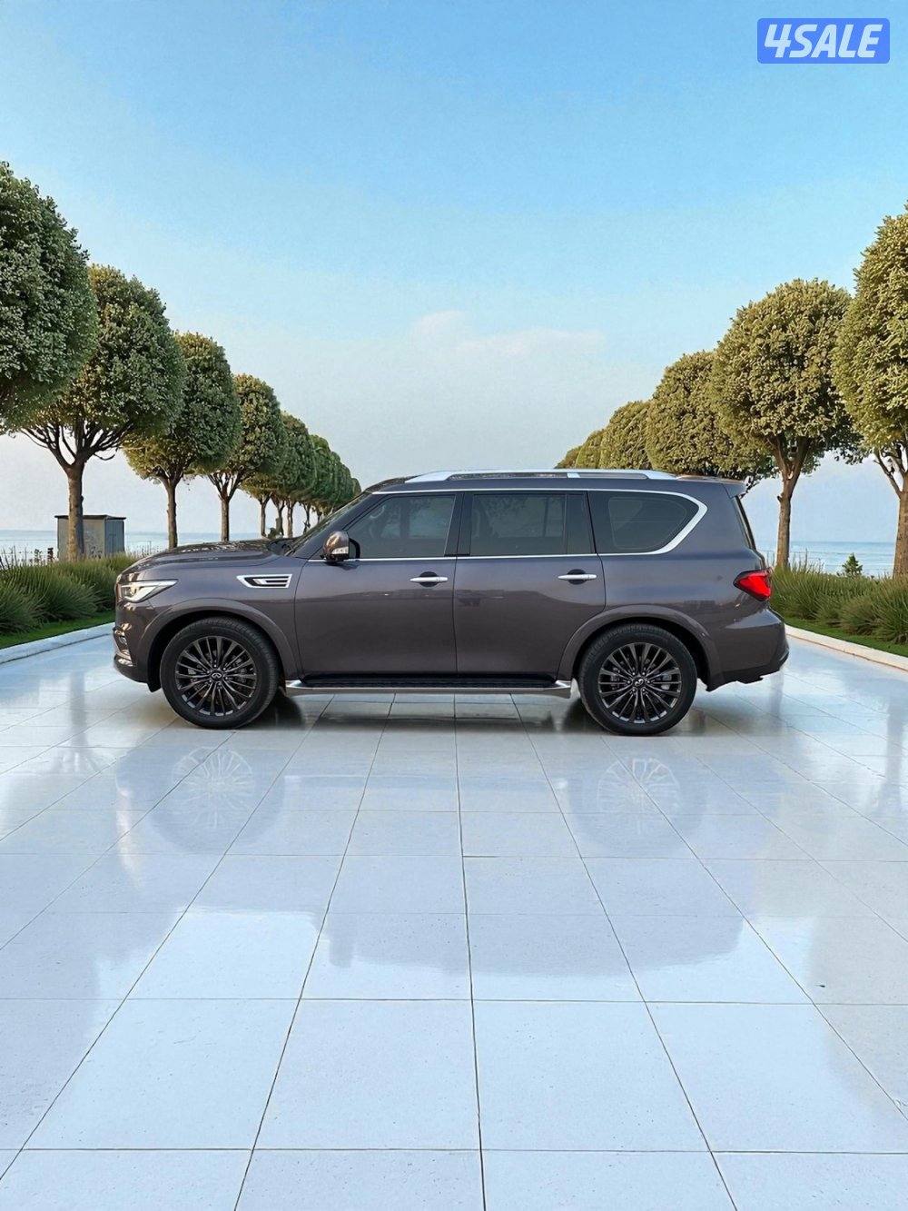 📍انفينيتي QX80 -م2022 - عداد 42 الف- البابطين - صبغ وكالة📍3