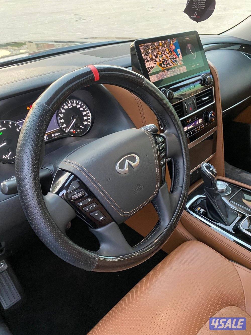 📍انفينيتي QX80 -م2022 - عداد 42 الف- البابطين - صبغ وكالة📍7